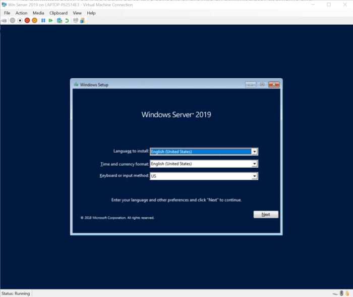 Windows server essentials dashboard install experience ignore tab features