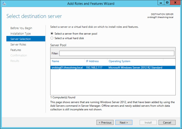 How to install Windows Server Essentials on a physical server