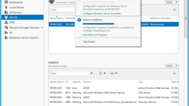 How to configure Windows Server Essentials for Active Directory