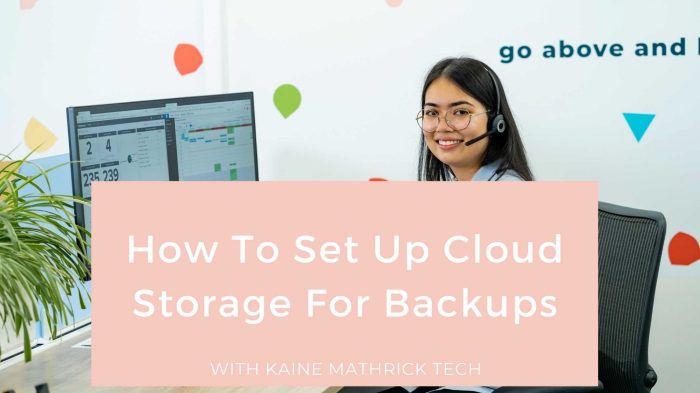 How to set up cloud storage platform